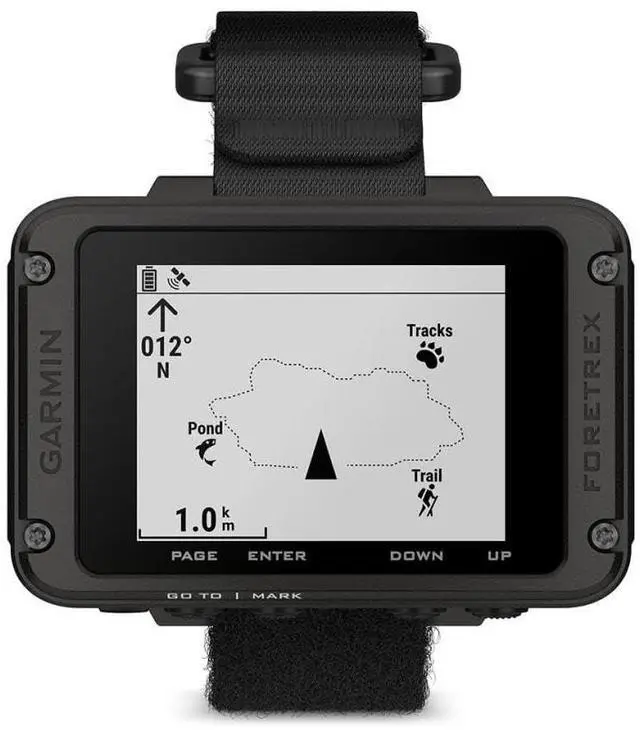 Alt view image 2 of 6 - Garmin Foretrex 801 Wrist-Mounted GPS Navigator with Strap | Upgraded Multi-Band GNSS, Easy-Read Screen, Tactical Features, Rugged Design, Longer Battery Life | Signature Series Gift Bundle