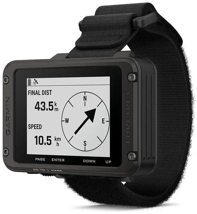 Alt view image 4 of 6 - Garmin Foretrex 801 Wrist-Mounted GPS Navigator with Strap | Upgraded Multi-Band GNSS, Easy-Read Screen, Tactical Features, Rugged Design, Longer Battery Life | Signature Series Gift Bundle