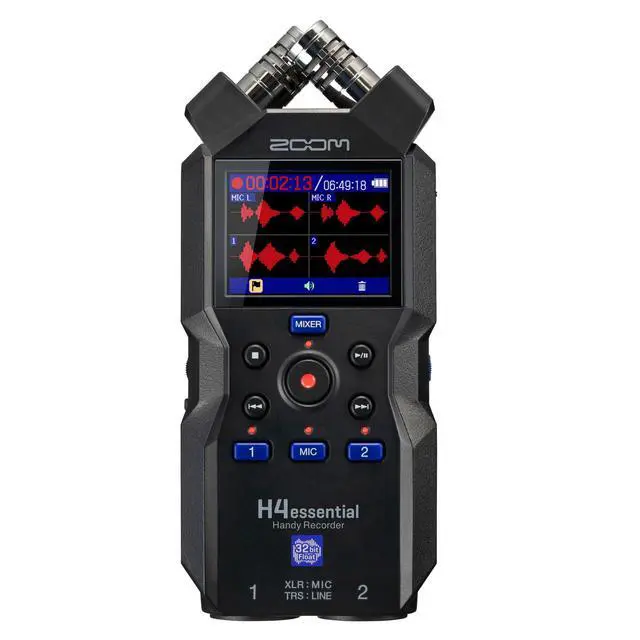 Alt view image 2 of 6 - Zoom H4essential 4-Track Handy Recorder with 32GB Accessory Kit