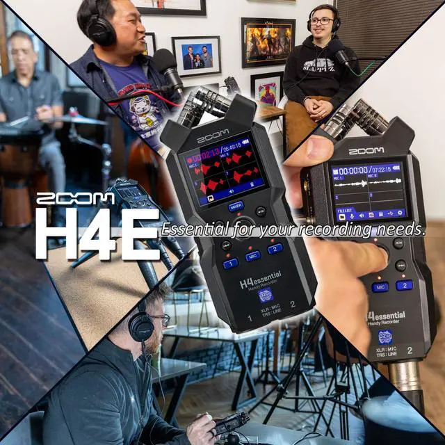 Alt view image 3 of 6 - Zoom H4essential 4-Track Handy Recorder with 32GB Accessory Kit