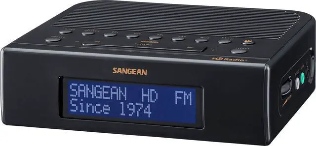 Alt view image 3 of 6 - SG-114 AM/FM-RBDS Digital Tuning Clock Radio with USB Phone Charging