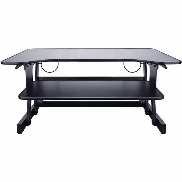 Alt view image 2 of 6 - Adjustable Desk/Monitor Riser, Black