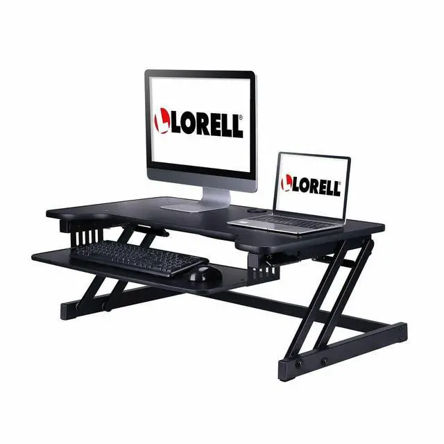 Alt view image 3 of 6 - Adjustable Desk/Monitor Riser, Black