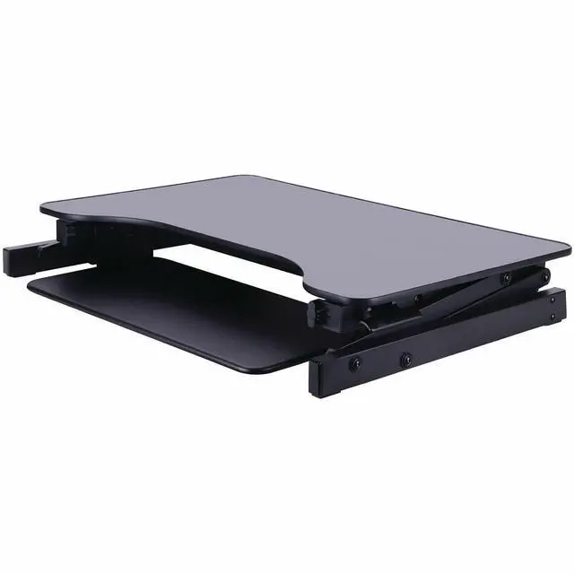 Alt view image 4 of 6 - Adjustable Desk/Monitor Riser, Black