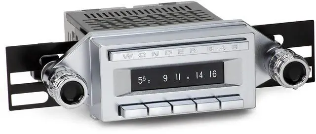 Main image of Wonder Bar 3 Radio Motor 1 with Vintage Overlay (Black Dot Plastic Knobs 51P-74P)