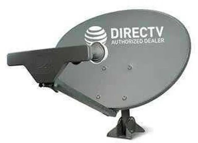 Main image of Ready to Install Package: NEW AT&T Directv HD Satellite Dish SWM5 LNB + RG6 COAXIAL Cables Included Ka/ku Slim Line Dish Antenna SL5 AU9 Single Output