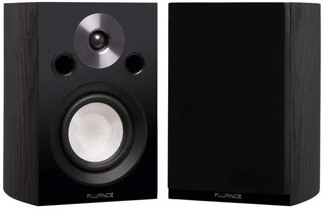 Main image of Reference High Performance 2-Way Bookshelf and Surround Sound Speakers for 2-Channel Stereo Listening or Home Theater System - Black Ash/Pair (XL8S)