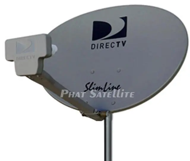 Main image of NEW - Complete KIT: Directv HD Satellite Dish w/Digital SWM3 DSWM3 LNB 20 Tuners + RG6 COAXIAL Cables Included Ka/ku Slim Line Dish Antenna SL3 Single Output