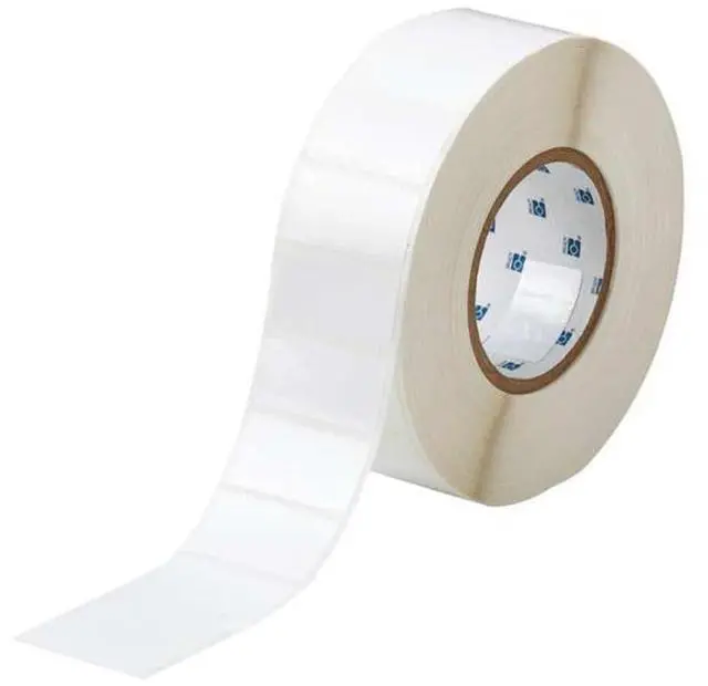 Main image of THT-17-483-3 2" Width x 1" Height, B-483 Ultra Aggressive Polyester, Gloss Finish White Thermal Transfer Printable Label (3000 per Roll)