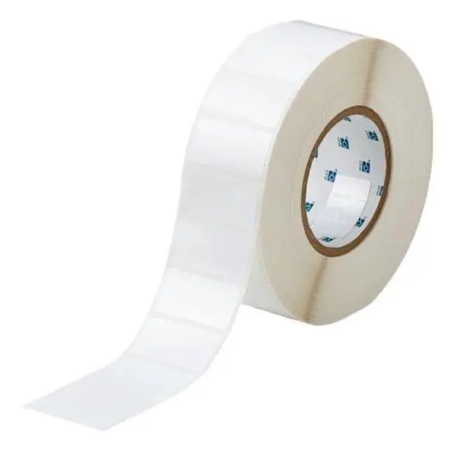 Alt view image 3 of 3 - THT-17-483-3 2" Width x 1" Height, B-483 Ultra Aggressive Polyester, Gloss Finish White Thermal Transfer Printable Label (3000 per Roll)