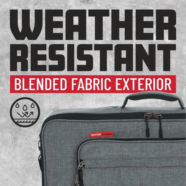 Alt view image 2 of 6 - Cases Transit Series Deluxe Equipment and Accessory Bag, 16" x10 - Grey (GT-1610-GRY)