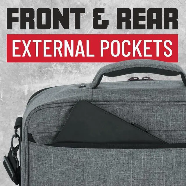 Alt view image 5 of 6 - Cases Transit Series Deluxe Equipment and Accessory Bag, 16" x10 - Grey (GT-1610-GRY)