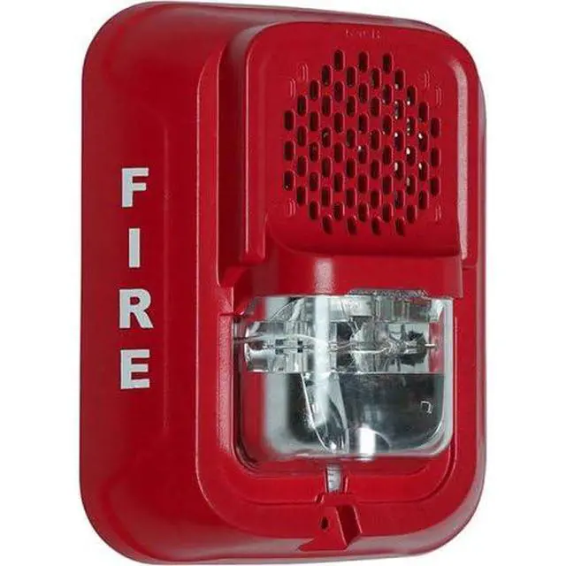 Alt view image 2 of 3 - P2RL-LF L-Series Indoor Selectable Output Low Frequency Sounder Strobe, 2-Wire, Wall Mount, FIRE Marking, Red (Replaces P2RH-LF)
