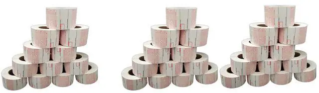 Main image of CAS #8040 Printing Scale Labels | Safe Handling Pricing Labels on Label Rolls | Commercial Label for CAS & Easy Weigh Scales | Strong Adhesive | Made in USA (500 Labels/Roll) (36 Rolls)