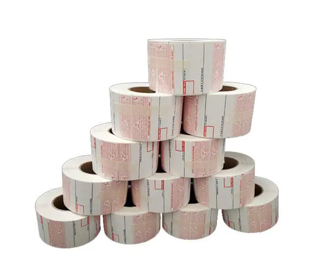 Alt view image 6 of 6 - CAS #8040 Printing Scale Labels | Safe Handling Pricing Labels on Label Rolls | Commercial Label for CAS & Easy Weigh Scales | Strong Adhesive | Made in USA (500 Labels/Roll) (36 Rolls)