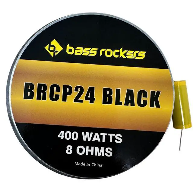 Alt view image 4 of 5 - BRCP24 Black 4" Bullet Tweeter, 400W Peak/200W RMS, 8-Ohm Die-Cast Aluminum Body, High-Output (up to 110 dB), 4kHz-20kHz Frequency Response (Black) (8)