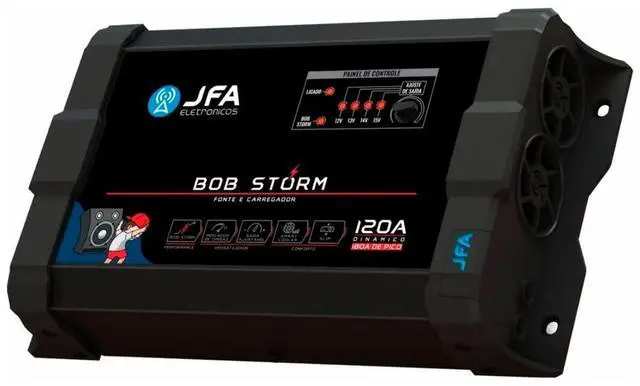 Main image of Bob Storm 120A JFA Bivolt Battery Charger Automotive & Residential Power Supply Battery Operated/Battery