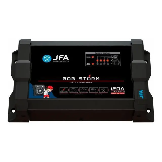 Alt view image 4 of 4 - Bob Storm 120A JFA Bivolt Battery Charger Automotive & Residential Power Supply Battery Operated/Battery