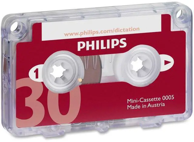 Main image of LFH000560 Audio & Dictation Mini Cassette, 30 Minutes (15 x 2), 10/Pack