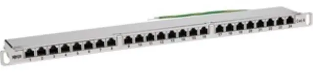 Main image of Eaton Series CAT5E/CAT6 24-Port Patch Panel - Shielded, KRONE IDC, 56