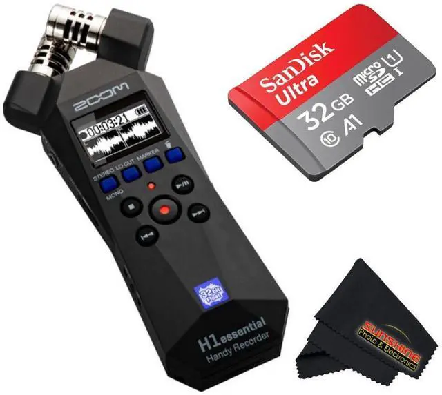 Main image of H1essential 2-Track 32-Bit Float Portable Audio Recorder with Sunshine Photo Accessories Bundles... (H1essential - Essential Bundle)