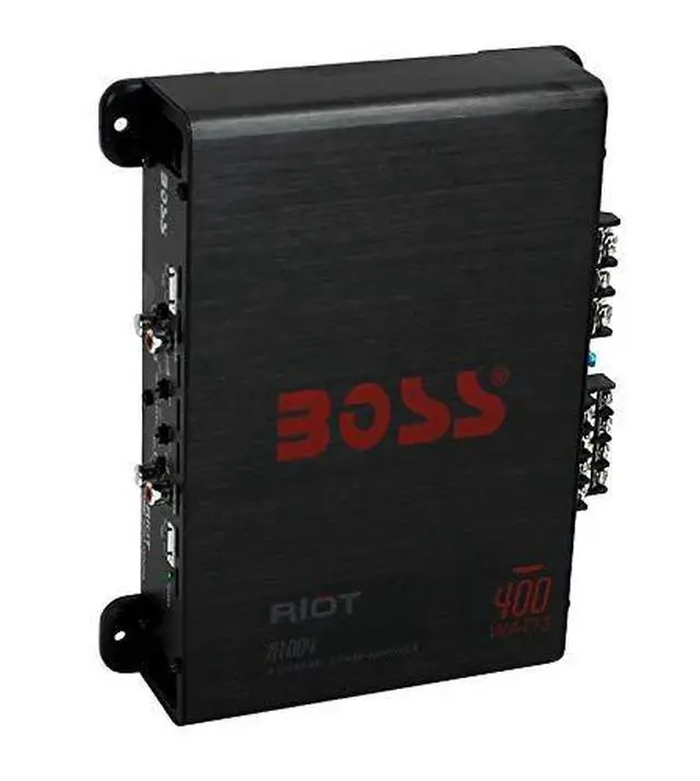Alt view image 2 of 6 - Boss Audio Riot R1004 400 Watt 4 Channel Car Power Amplifier Amp Mosfet (2 Pack)