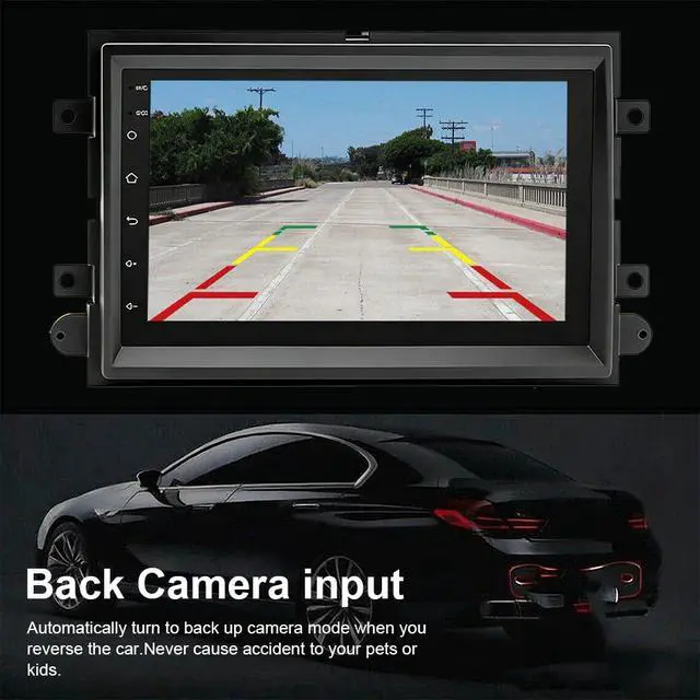 Alt view image 6 of 6 - 7" Android 14 Car Stereo Radio for Ford Mercury Mountaineer 2007-2010 | Touch Screen Car Radio with Carplay Android Auto GPS Navigation Bluetooth WiFi FM RDS SWC AHD Backup Camera