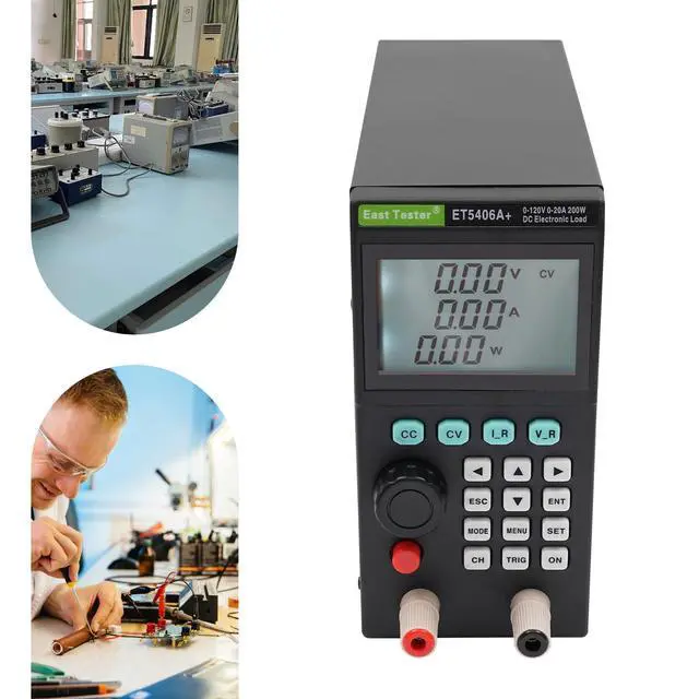 Alt view image 5 of 6 - ET5406A+ Electronic Load Tester Battery Capacity Tester DC Load Testers 0-120v 0-20A Lithium Battery Tester 200W Programmable Battery Capacity Detector in Charger