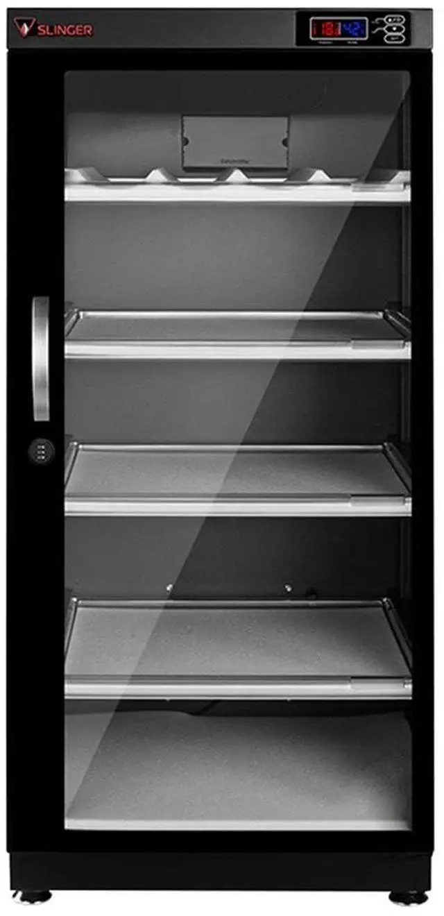 Main image of 125L Dehumidifying Dry Cabinet Box, Digital Control Noiseless and Energy Saving, 5 Layers for DSLR/Mirrorless Camera Lens and Electronic Equipment Storage,Temperature Humidity LED Dual Screen