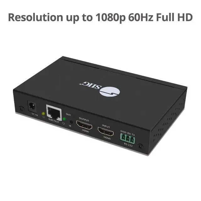 Alt view image 3 of 6 - 1080p HDMI Over IP Transmitter, 394ft, TX Only, CE-H23B11-S2 | Add one 1080p HDMI source to a compatible over-IP system up to 394ft; TX-only design requires CE-H23C11-S2 receivers