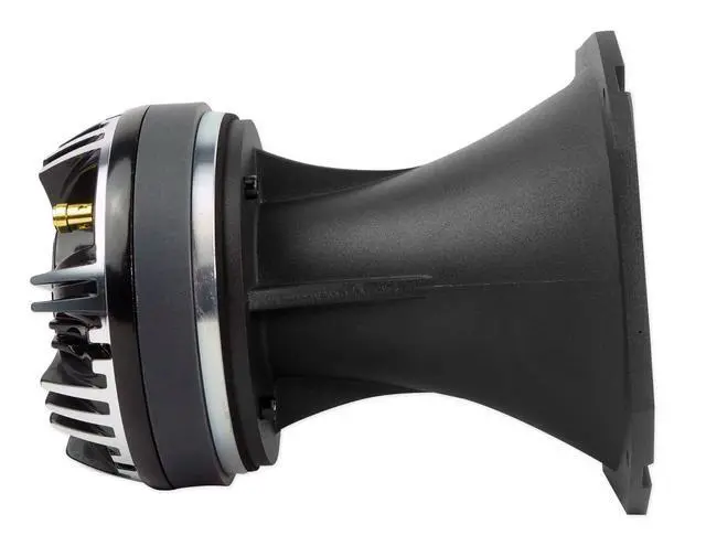 Alt view image 5 of 6 - HT120 2-Pack 2" Car/Pro Aluminum Horn Titanium Tweeter | 360W Peak/120W RMS, Compression Driver, 34oz Magnet, 2" Kapton Voice Coil, Ferrofluid Cooling, 8 Ohms, Bolt-On, Shallow Mount