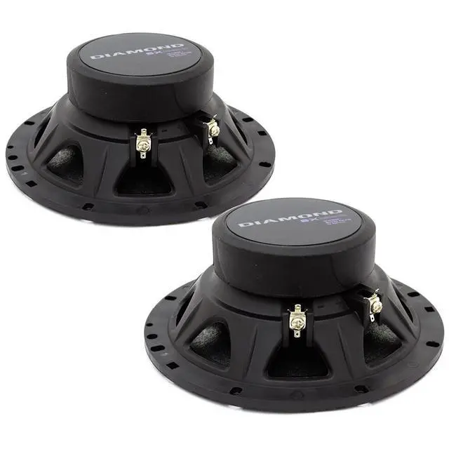 Alt view image 5 of 6 - Diamond Audio Sx65v 6-1/2" Convertable Component Speaker System