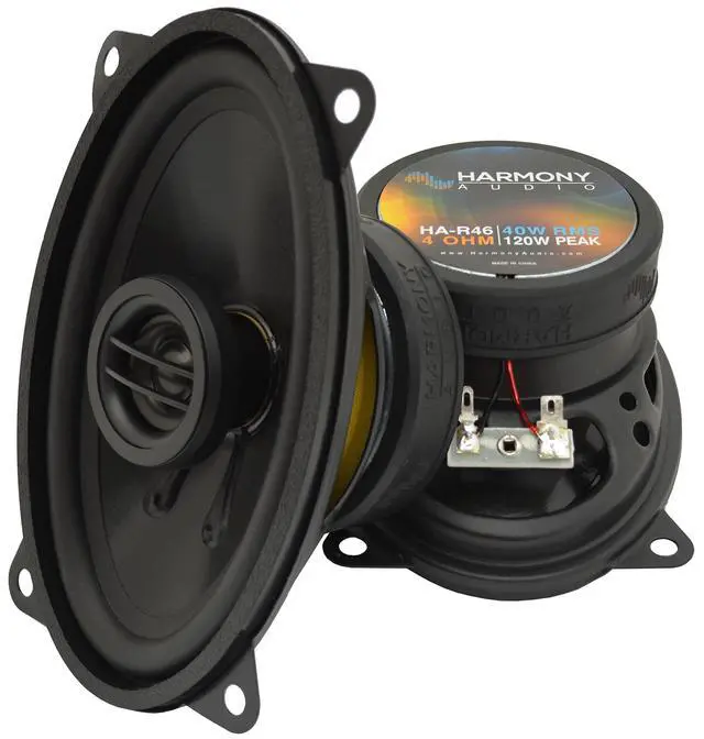 Alt view image 5 of 6 - 4x6 Speakers Amp and Install Kit Fits GMC Sierra 1988-1994 | 4-channel amplified power for cleaner louder car sound, complete wiring package, direct bolt-in upgrade, amplifier included