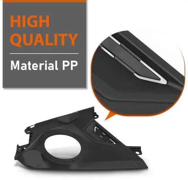 Alt view image 4 of 6 - Door Stereo Front Dash 6.5" Speaker Panels | Compatible with Can-Am Maverick R 2024+ All Models, Can-Am Maverick R Max 2025+ Black