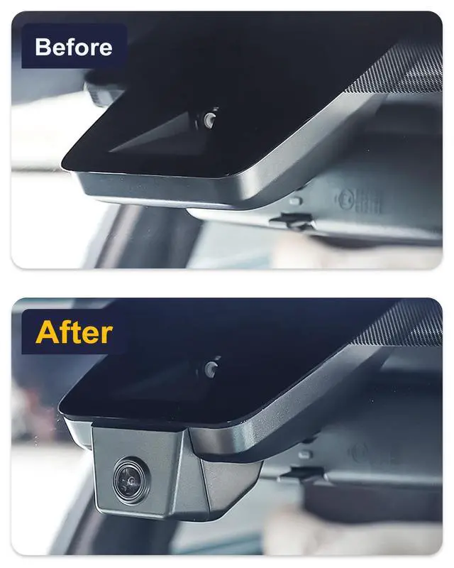 Alt view image 2 of 6 - 4K Dash Cam Suitable for Toyota Sienna 2021-2026 LE Limited XLE Platinum XSE (XL40), Integrated OEM Look, UHD 2160P Video, Loop Recording, WiFi & APP, G-Sensor, Easy to Install, 64GB Card