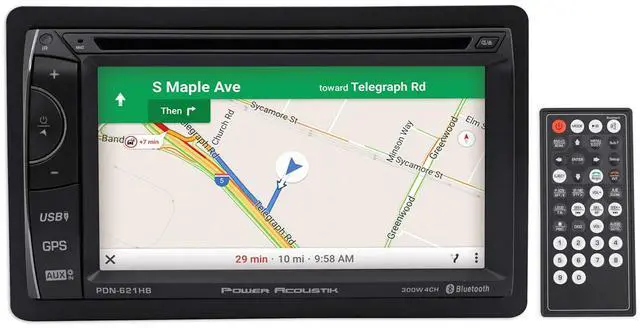 Alt view image 2 of 6 - Bundle: PDN-621HB 6.2" Car Navigation Bluetooth Receiver Bundle with 95-5026 in-Dash 2-DIN Radio Multi-Kit & 70-5520 in-Dash Radio Wiring Harness for 04-2005 Lincoln Aviator (3 Items)