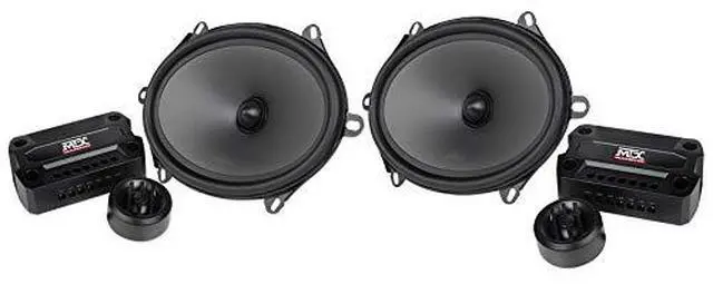Alt view image 5 of 5 - Pair THUNDER681 5x7 / 6x8 360 Watt Car Stereo Component Speakers