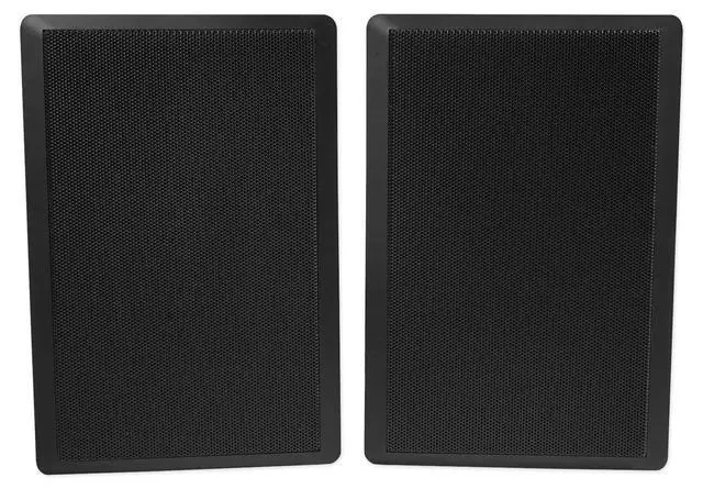 Alt view image 5 of 6 - RockSlim 70B Black 5.25" Commercial/Restaurant Speakers, 6-Pack | 70V, 4W/8W Tap Settings, Easy Wall Mount, Slim Low-Profile, 0.5" Mylar Tweeter, 89 dB, Shielded Grill, Speaker Wire Included
