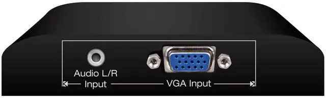 Alt view image 2 of 4 - KD-VCS500: VGA to HDMI Converter Scaler converts VGA Video and Analog Audio to Digital HDMI Video and Audio
