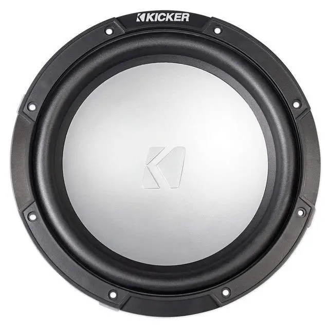Alt view image 2 of 6 - Bundle: Kicker 45KMF102 10" RMS Marine Boat Subwoofer Bundle with 45KMG10W 10" White Grille w/LED Subwoofer & 41KMLC KMLC LED Light Controller (3 Items)