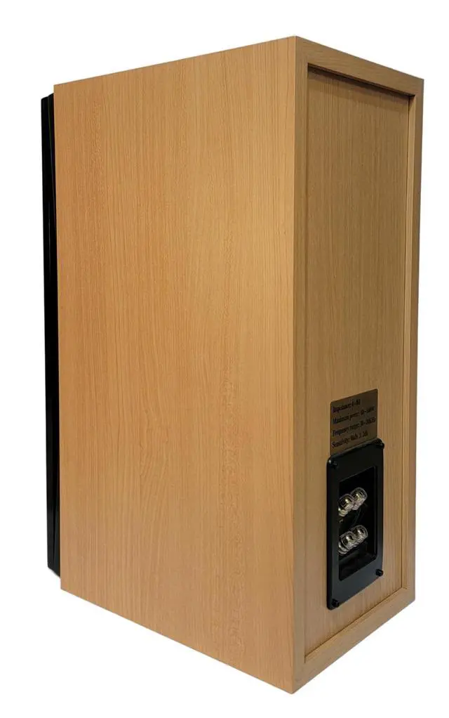 Alt view image 3 of 6 - FSS-1500SE Passive Bookshelf Speakers Pair with Stands, Home Theater & Stereo Speakers, Dual 6.5" Woofers, 1" Tweeter, Real Wood Veneer Cabinets, 40Hz-20kHz, 40W-100W