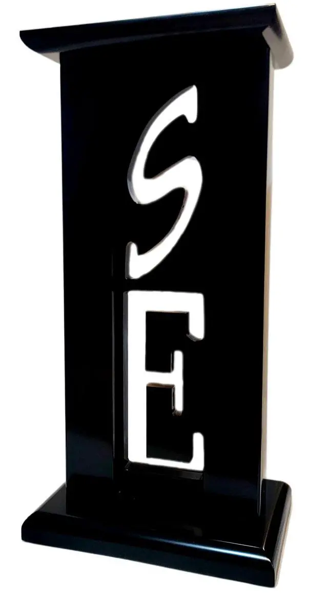 Alt view image 6 of 6 - FSS-1500SE Passive Bookshelf Speakers Pair with Stands, Home Theater & Stereo Speakers, Dual 6.5" Woofers, 1" Tweeter, Real Wood Veneer Cabinets, 40Hz-20kHz, 40W-100W