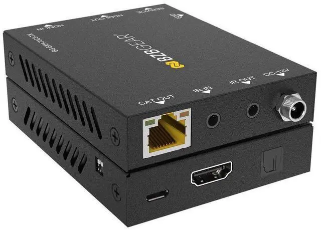 Main image of BZBGEAR 4K UHD HDMI Extender with Bi-Directional IR/PoC/ARC and Audio De-embedding up to 230ft - BG-EXH-70C3