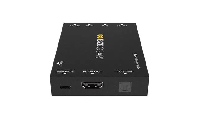 Alt view image 3 of 6 - BZBGEAR 4K UHD HDMI Extender with Bi-Directional IR/PoC/ARC and Audio De-embedding up to 230ft - BG-EXH-70C3