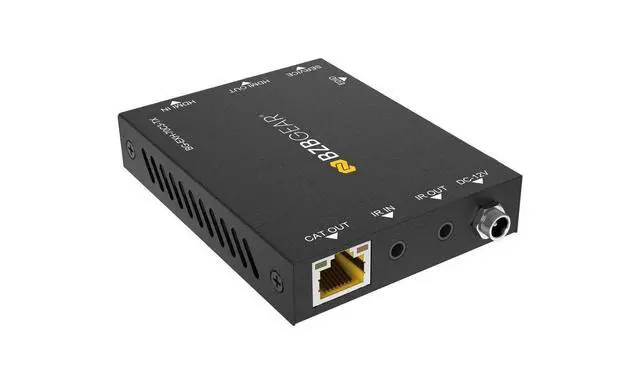 Alt view image 4 of 6 - BZBGEAR 4K UHD HDMI Extender with Bi-Directional IR/PoC/ARC and Audio De-embedding up to 230ft - BG-EXH-70C3
