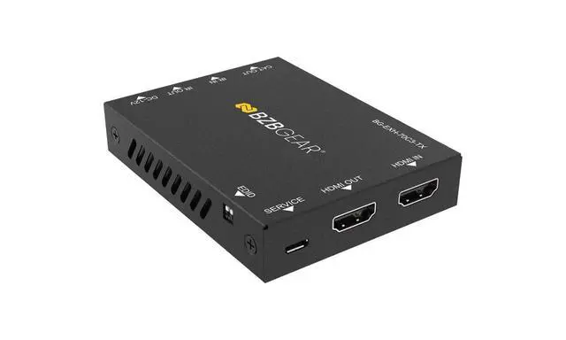 Alt view image 5 of 6 - BZBGEAR 4K UHD HDMI Extender with Bi-Directional IR/PoC/ARC and Audio De-embedding up to 230ft - BG-EXH-70C3