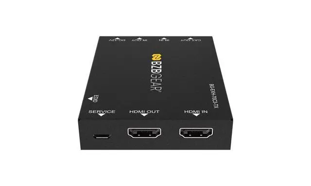 Alt view image 6 of 6 - BZBGEAR 4K UHD HDMI Extender with Bi-Directional IR/PoC/ARC and Audio De-embedding up to 230ft - BG-EXH-70C3