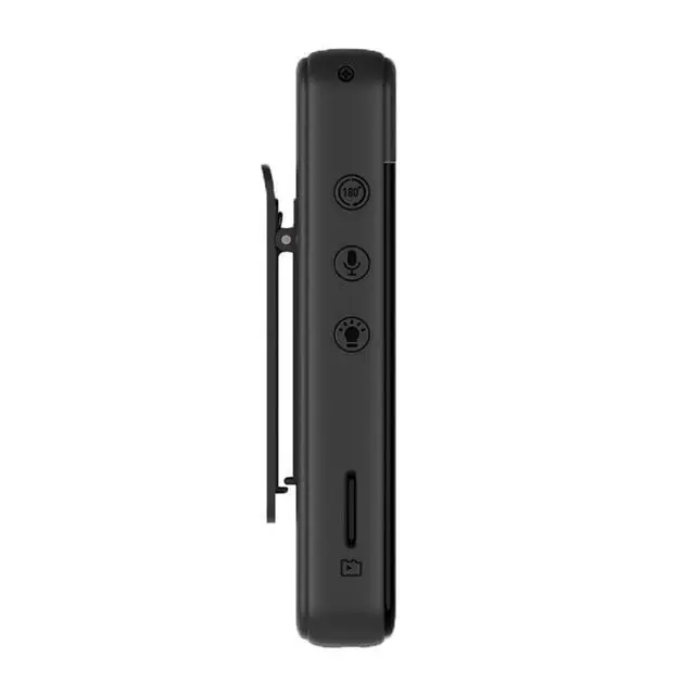Alt view image 3 of 6 - Flip Rotating Lens 180 Degree Local Remote View Mini 1080P HD IR Infrared Covert Pocket Body Camera with 32GB Micro SD Card PE-FLIP