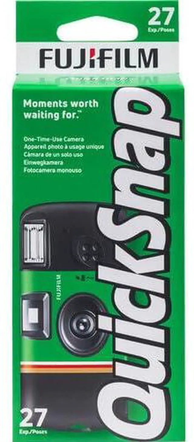 Alt view image 6 of 6 - QuickSnap Flash 400 Disposable Camera 5-Pack 27 Exposures Bundle | For Parties, Travel & Everyday Snapshots | Includes Cleaning Cloth