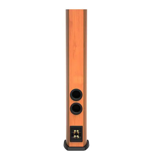 Alt view image 3 of 3 - Home Audio LA44C 4" 280W 3-Way Tower Speaker Single Unit (Cognac)